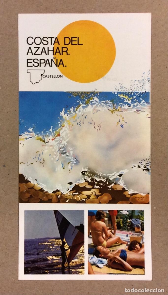 Brochures de tourisme: COSTA DEL AZAHAR (CASTELL&Oacute;N). FOLLETO PUBLICITARIO DE TURISMO DE 1969.