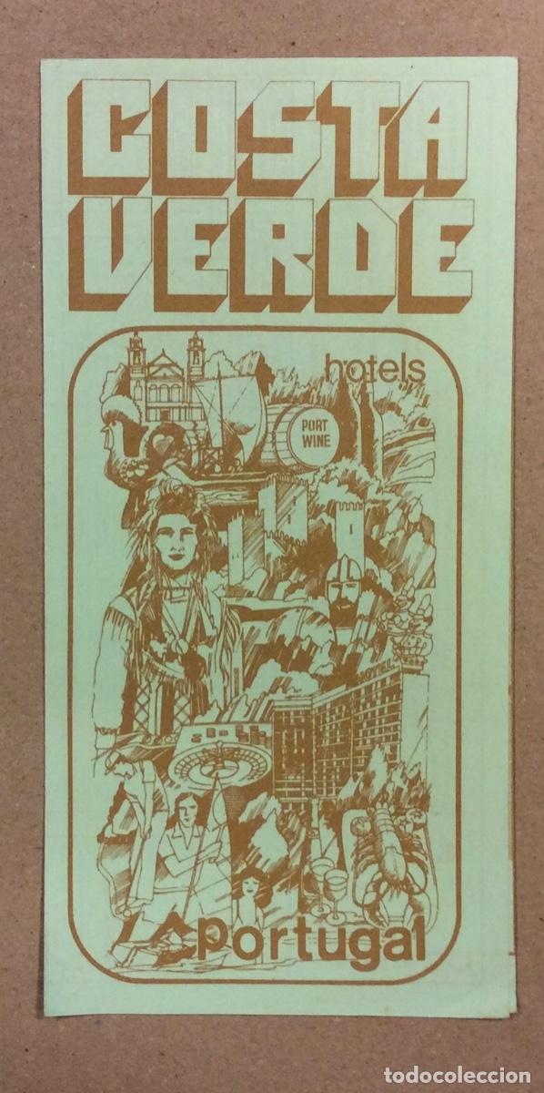Tourismusbrosch&uuml;ren: COSTA VERDE (PORTUGAL). ANTIGUO FOLLETO PUBLICITARIO TUR&Iacute;STICO.