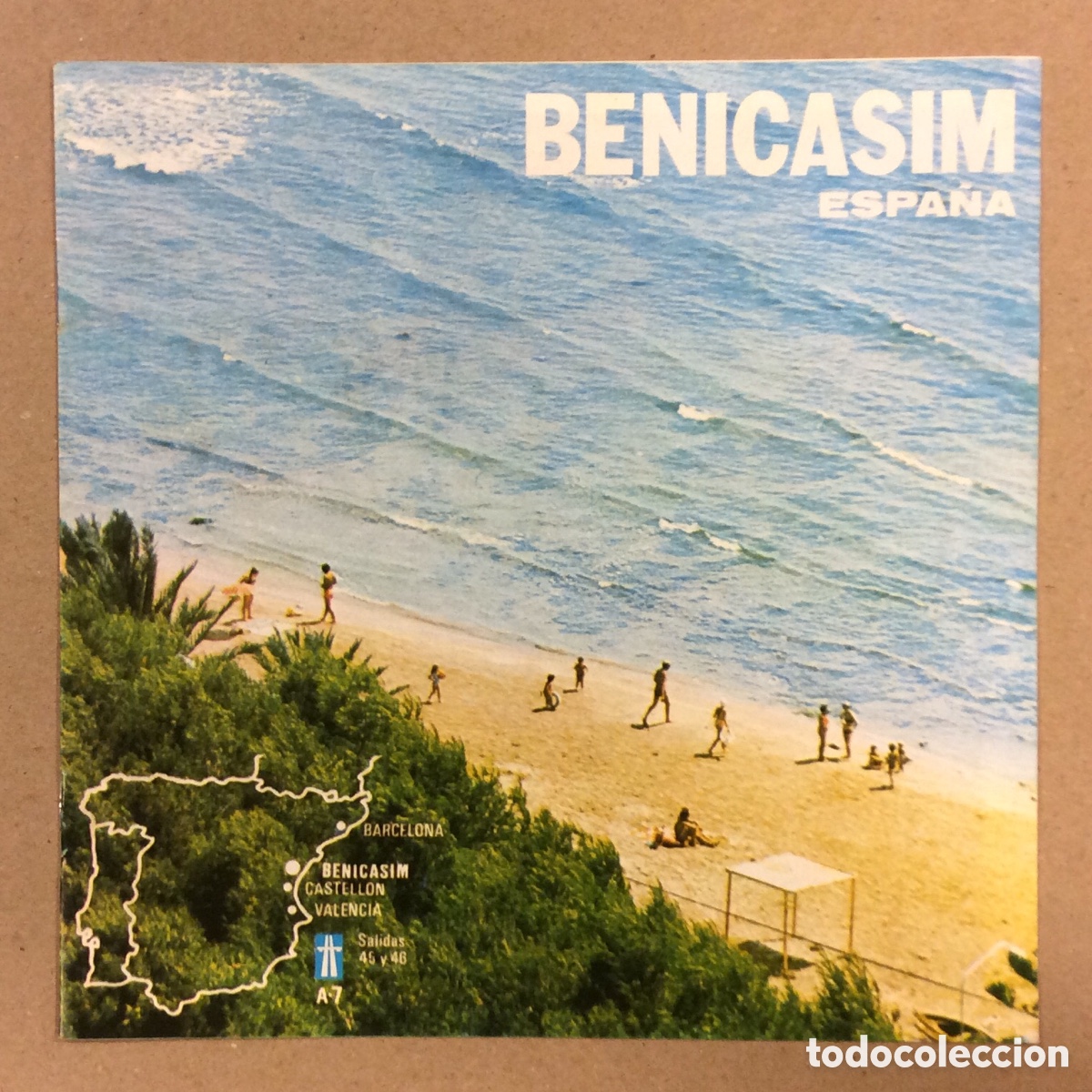 Tourismusbrosch&uuml;ren: BENICASIM (CASTELL&Oacute;N). FOLLETO PROMOCIONAL DE TURISMO DE 1983.
