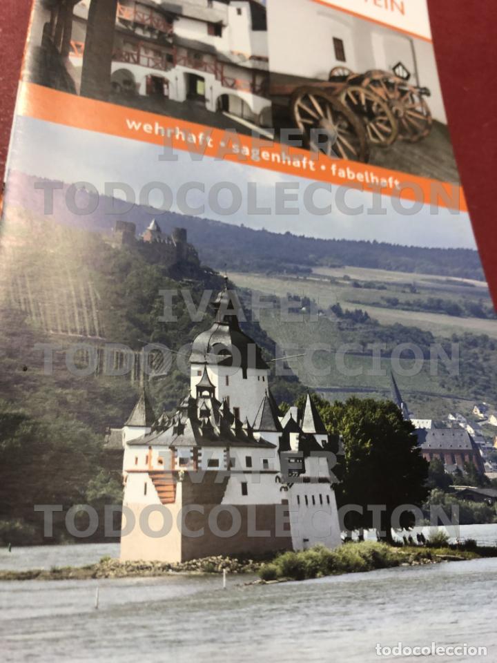 Brochures de tourisme: FOLLETO BURG PFALZGRAFENSTEIN, CASTILLO SOBRE EL RIO RIN, ALEMANIA, EN ALEMAN