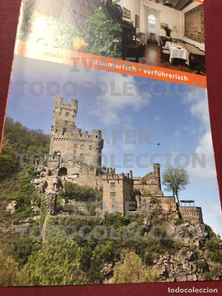 Folhetos de turismo: FOLLETO BURG SOONECK, ALEMANIA, CASTILLO EN LA ZONA DEL RIO RIN, EN ALEMAN