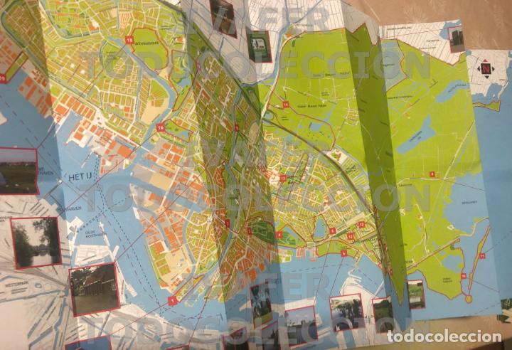 Tourismusbrosch&uuml;ren: FOLLETO Y MAPA DESPLEGABLE NATURALEZA EN NOORD, ZONA AL NORTE DE AMSTERDAM, TEXTO EN INGLES