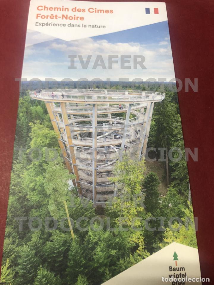 Folhetos de turismo: FOLLETO PASEO SOBRE LOS ARBOLES Y MIRADOR EN LA SELVA NEGRA, BAD WILDBAD, ALEMANIA, EN ALEMAN