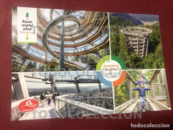Travel Brochures: UNA HOJA FLYER SELVA NEGRA, PASEO POR LA COPA DE LOS ARBOLES Y MIRADOR, BAUMWIPFELPFAD