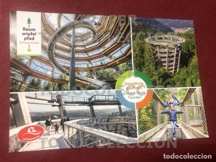 Folhetos de turismo: UNA HOJA FLYER SELVA NEGRA, PASEO POR LA COPA DE LOS ARBOLES Y MIRADOR, BAUMWIPFELPFAD
