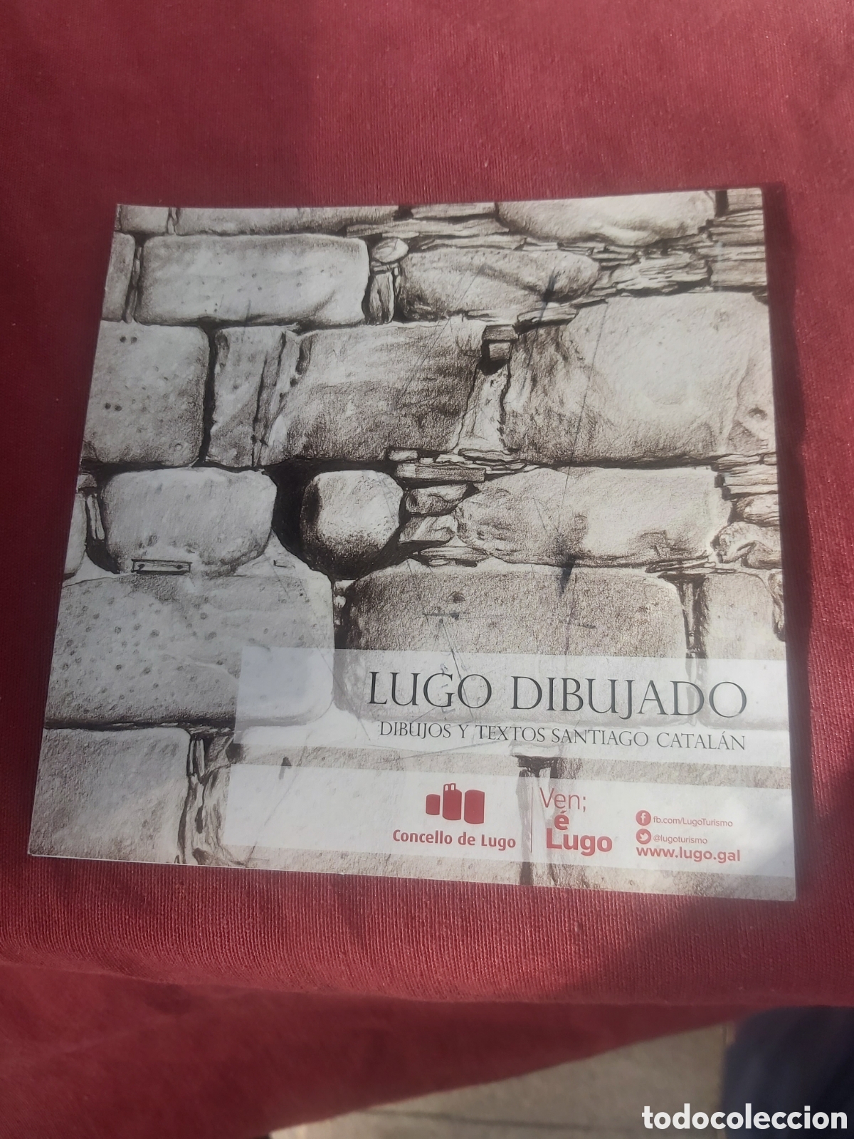 Tourismusbrosch&uuml;ren: Lugo dibujado cat&aacute;logo dibujos textos catal&aacute;n arquitectura