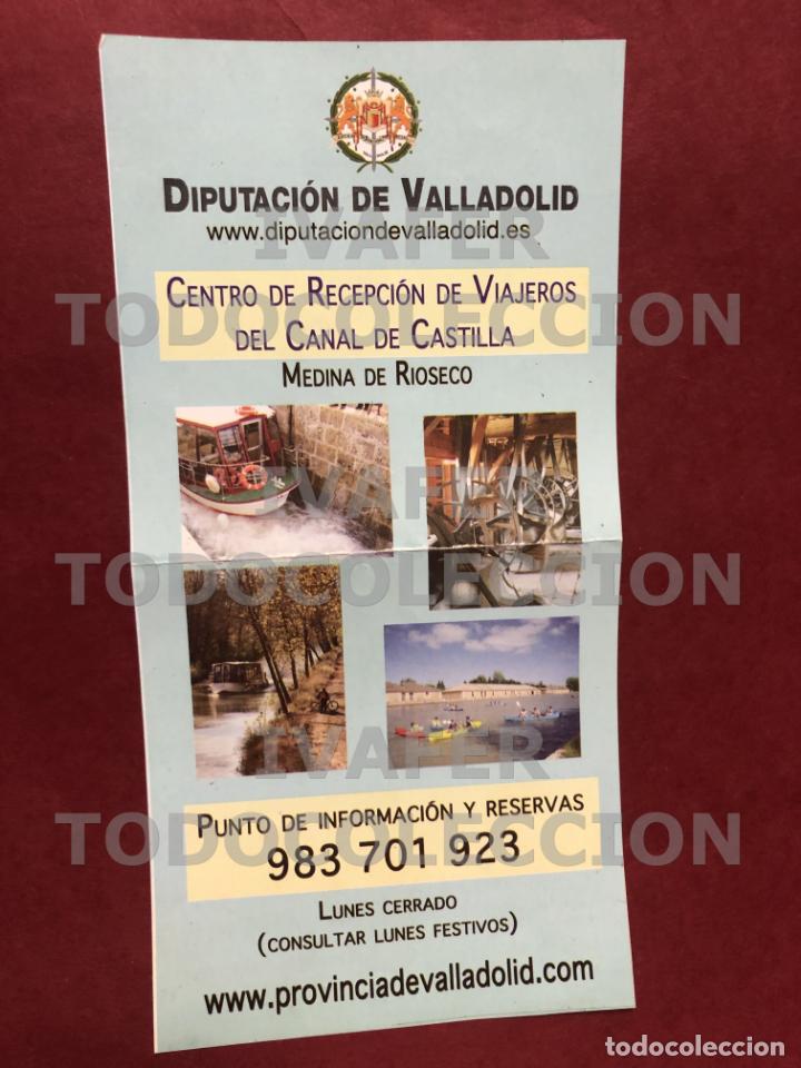 Tourismusbrosch&uuml;ren: HOJA TURISTICA CENTRO DE RECEPCION DE VIAJEROS DEL CANAL DE CASTILLA, VALLADOLID