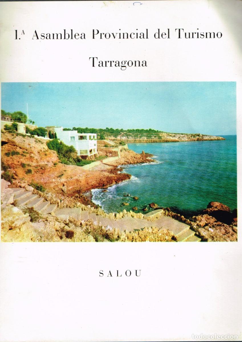 Folletos de turismo: 1962 I&ordf; Asamblea Provincial del Turismo Tarragona, Salou Minuta Almuerzo Ofrecido a Gobernador Civil