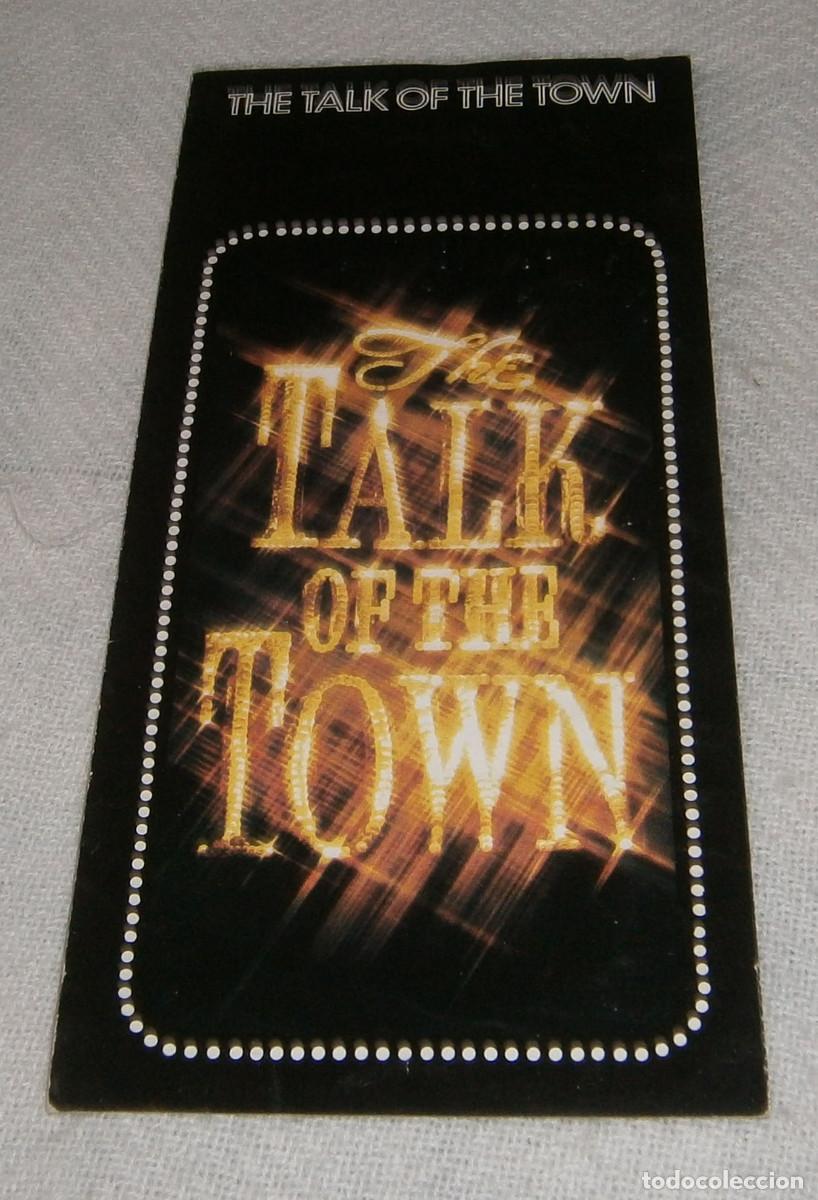Tourismusbrosch&uuml;ren: folleto con tiket del super cabaret The talk of the Town en Londres