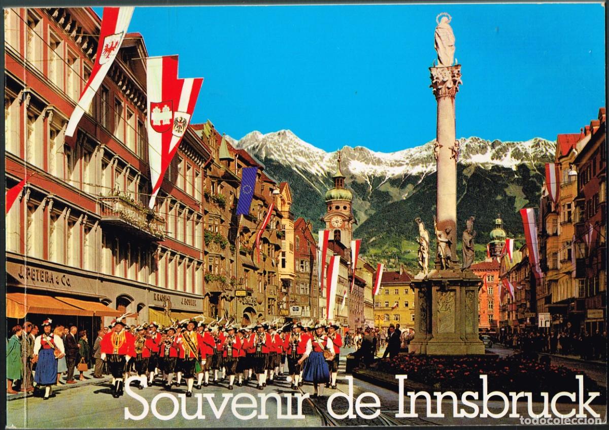 Brochures de tourisme: 60/70&acute;s ca. SOUVENIR DE INNSBRUCK (AUSTRIA) M&Aacute;S DE 60 FOTOS COLOR (TEXTOS CASTELLANO)