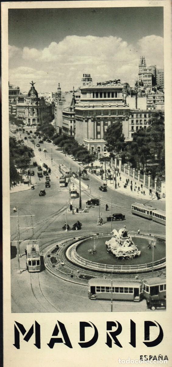 Brochures de tourisme: 40/50&acute;s ca. FOLLETO MADRID OFICINA DE INFORMACI&Oacute;N PUBLICACIONES DIRECCI&Oacute;N GENERAL DEL TURISMO (1)
