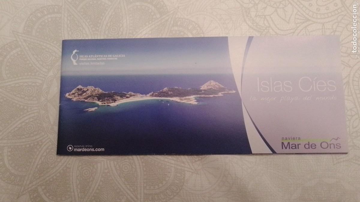 Tourismusbrosch&uuml;ren: Folleto Islas Cies