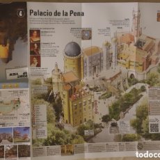 Folletos de turismo: PLANO DEL PALACIO Y PARQUE DA PENA, SINTRA , PORTUGAL