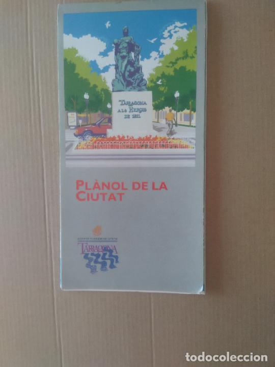 Tourismusbrosch&uuml;ren: MAPA PLEGABLE TIPO FOLLETO TARRAGONA PLANO DE INFORMACI&Oacute;N TUR&Iacute;STICA PL&Agrave;NOL DE LA CIUTAT ANTIGUO