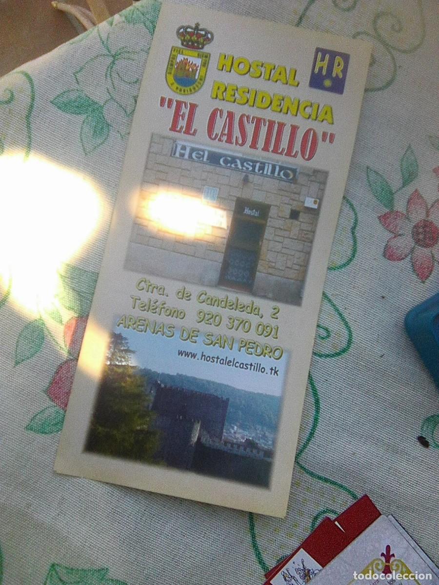 Tourismusbrosch&uuml;ren: Hostal Residencia El Castillo - Folleto promo - Arenas de san Pedro - Avila