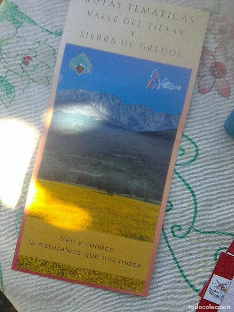 Folletos de turismo: Rutas tem&aacute;tica Valle del Tietar y Sierra de gredos - folleto promo 2022