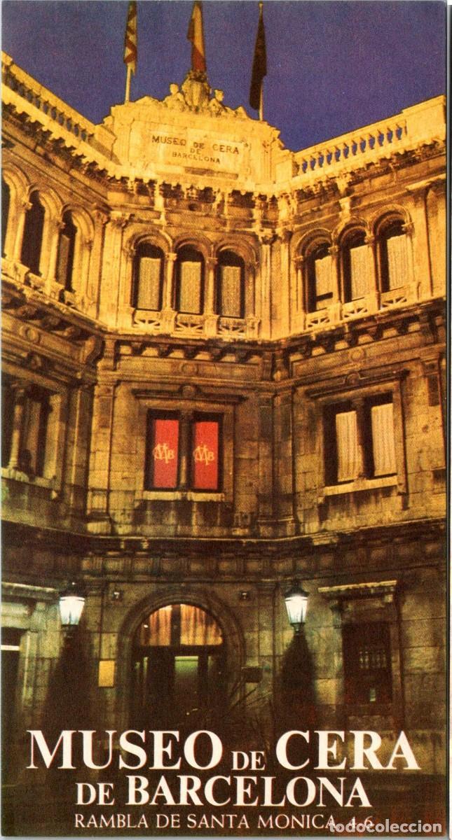 Travel Brochures: Barcelona - Museo de Cera - Folleto 1973 - Cinco idiomas - 172x91mm