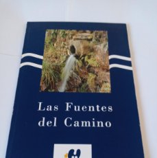 Folletos de turismo: LAS FUENTES DEL CAMINO FOLLETO PUBLICITARIO XACOBEO 93. CON MAPA