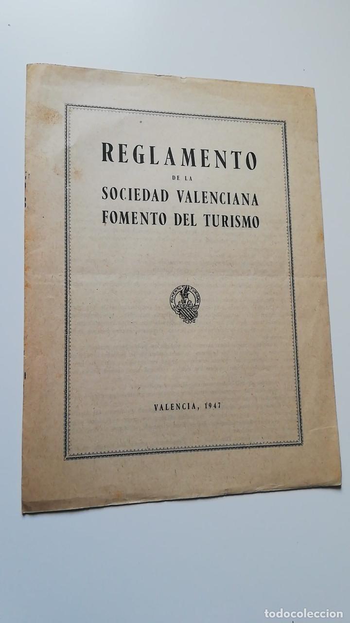 Tourismusbrosch&uuml;ren: REGLAMENTO DE LA SOCIEDAD VALENCIANA FOMENTO DEL TURISMO 1947