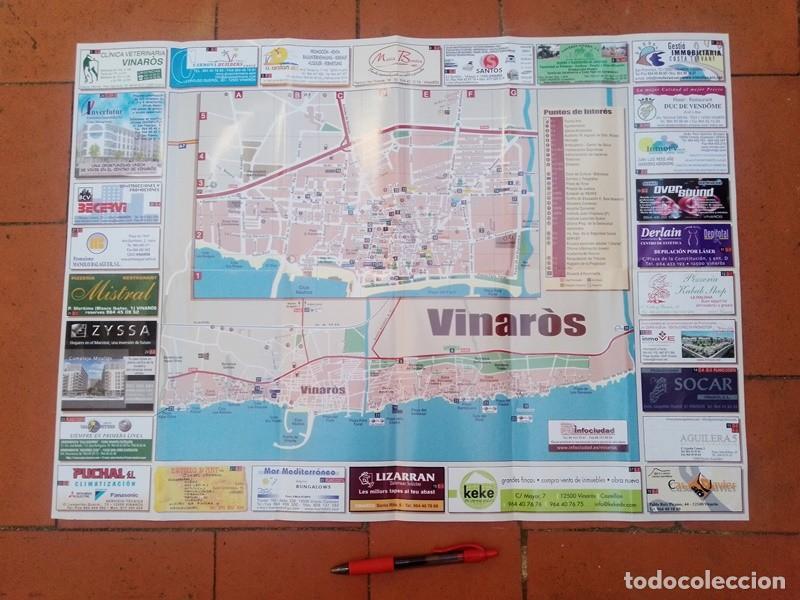 Folletos de turismo: Mapa Vinar&oacute;s Castell&oacute;n - Foto 1