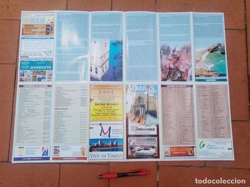 Folletos de turismo: Mapa Vinar&oacute;s Castell&oacute;n - Foto 2