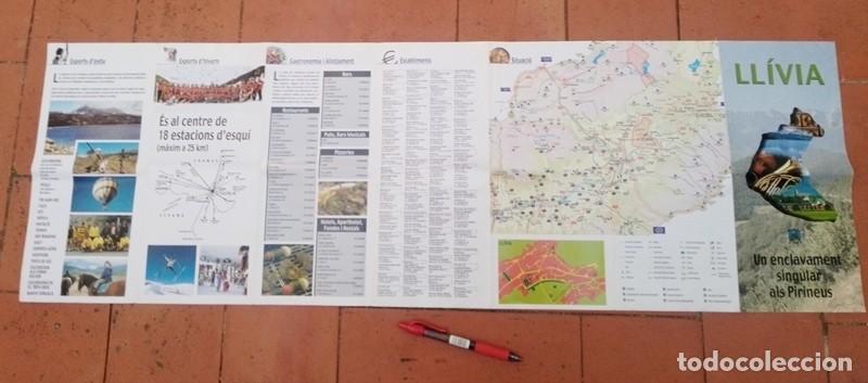 Brochures de tourisme: Mapa Ll&iacute;via Gerona catalunya