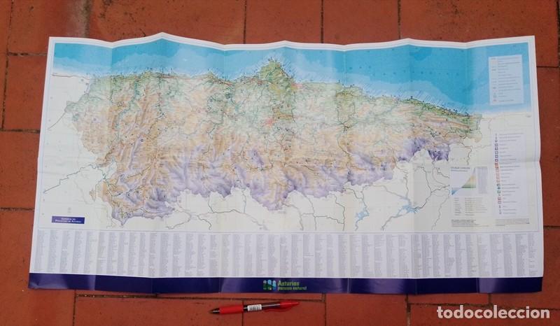 Folhetos de turismo: Mapa carreteras de Asturias