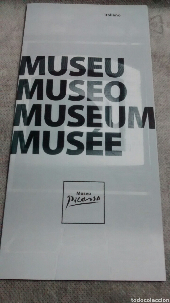 Tourismusbrosch&uuml;ren: MUSEO PICASSO. BARCELONA. PLANO DE LAS SALAS Y EXPLICACIONES. EN ITALIANO. (A2)