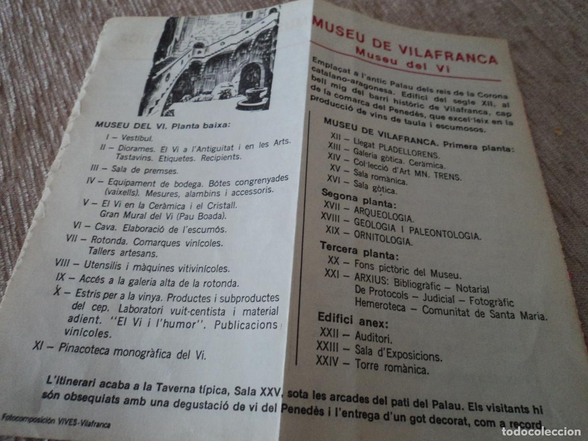 Travel Brochures: Museo del vi de Vilafranca del Penedes, castellano- catala, numerado
