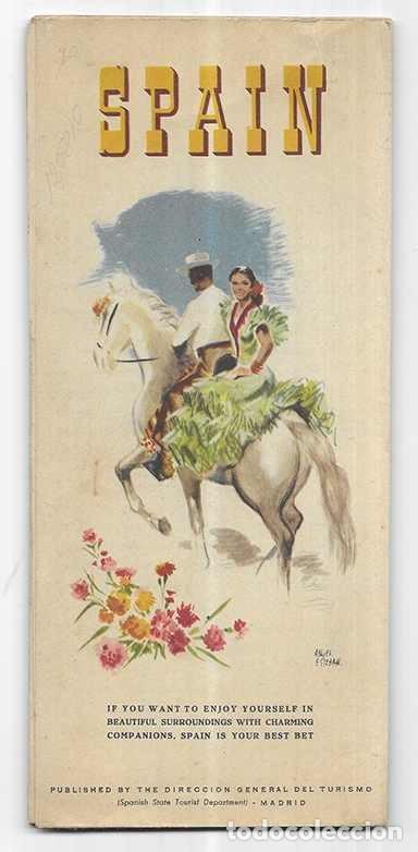 Folletos de turismo: SPAIN Folleto turistico 1953 Ingles