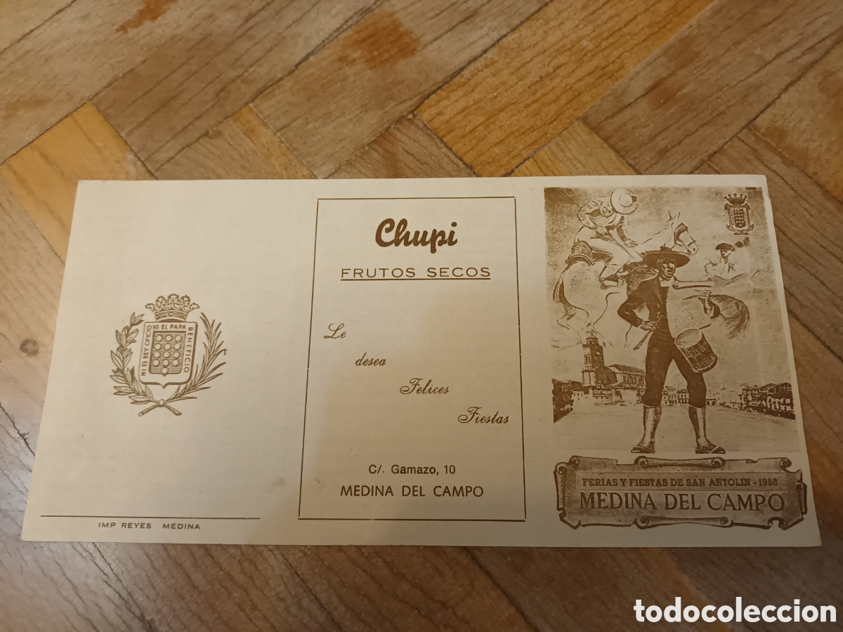 Tourismusbrosch&uuml;ren: MEDINA DEL CAMPO. 1988. FIESTAS DE SAN ANTOLIN. DE IMPRENTA. NUEVA A ESTRENAR.