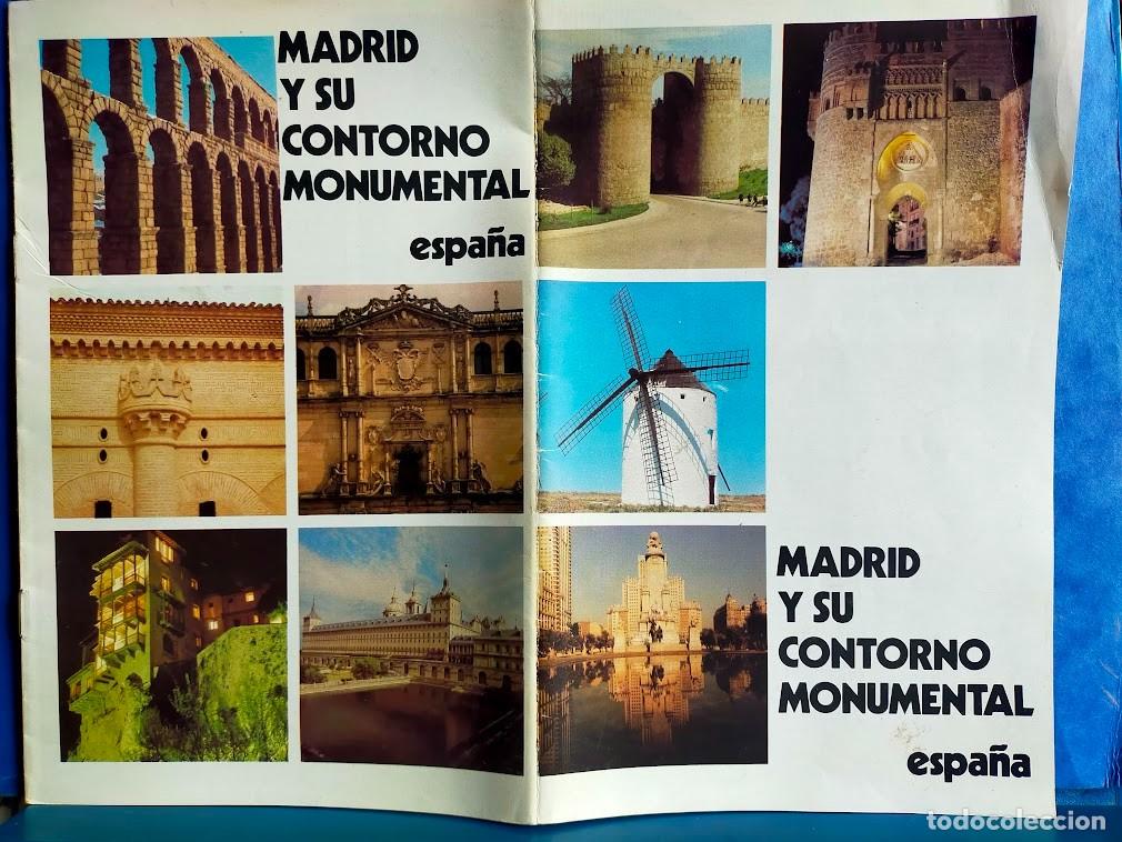 Brochures de tourisme: Folleto Tur&iacute;stico: Madrid y su Contorno Monumental. Espa&ntilde;a 1976