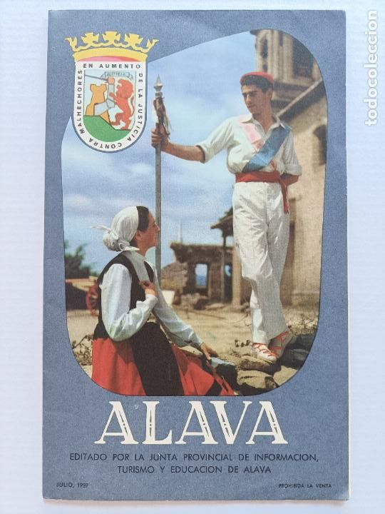 Tourismusbrosch&uuml;ren: ALAVA FOLLETO DE TURISMO 1959