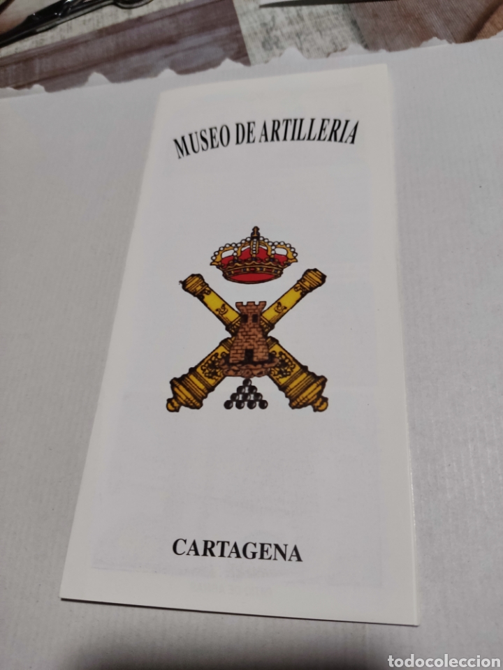Brochures de tourisme: Folleto de turismo museo de artiller&iacute;a Cartagena