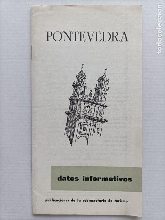 Tourismusbrosch&uuml;ren: PONTEVEDRA FOLLETO DE TURISMO 1964