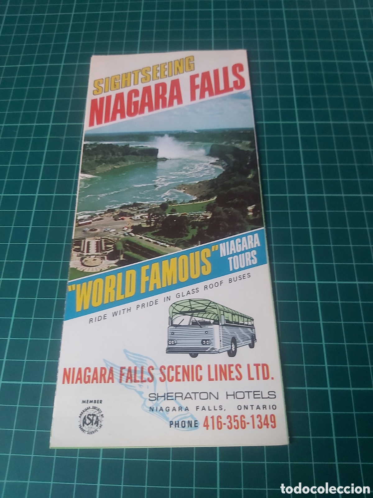 Travel Brochures: Ni&aacute;gara Falls cat&aacute;logo autobuses tour Sheraton hoteles Ni&aacute;gara Falls ontorio Canad&aacute;
