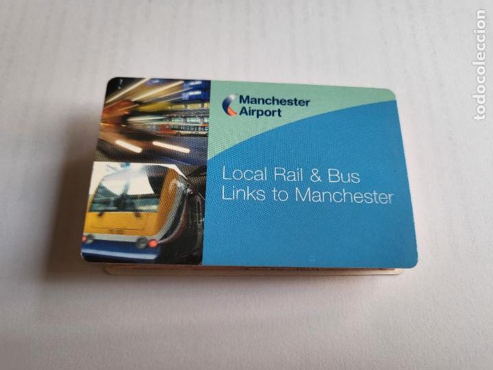 Folletos de turismo: MANCHESTER MAPA PLANO DE BOLSILLO AIRPORT METRO