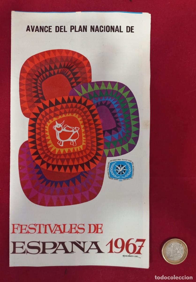 Travel Brochures: FOLLETO DE TURISMO , FESTIVALES DE ESPA&Ntilde;A A&Ntilde;O 1967