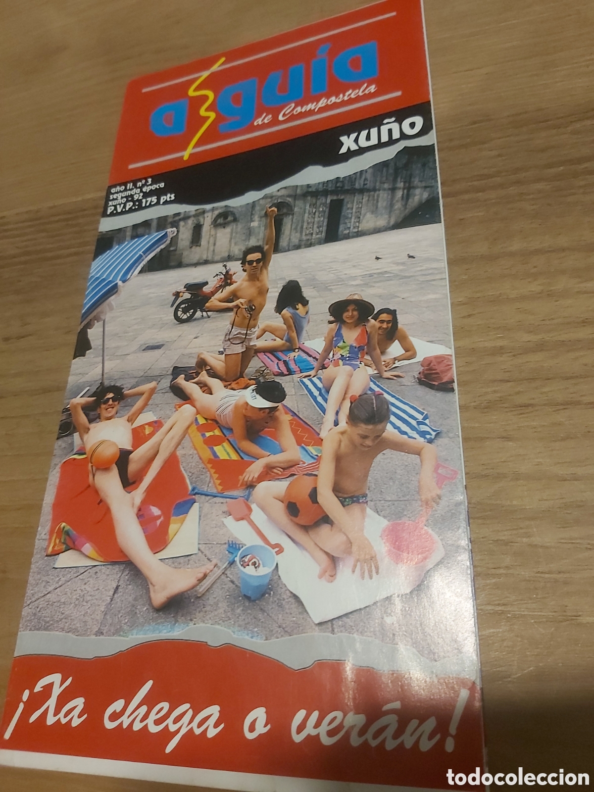 Travel Brochures: A gu&iacute;a de compostela n&uacute;mero 3 1992 xu&ntilde;o castromil autobuses pelegrin planos