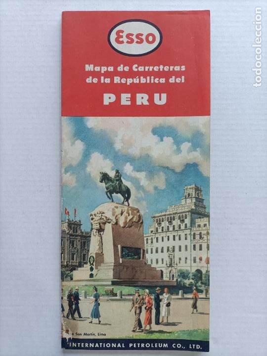 Travel Brochures: PERU ESSO MAPA DE CARRETERAS