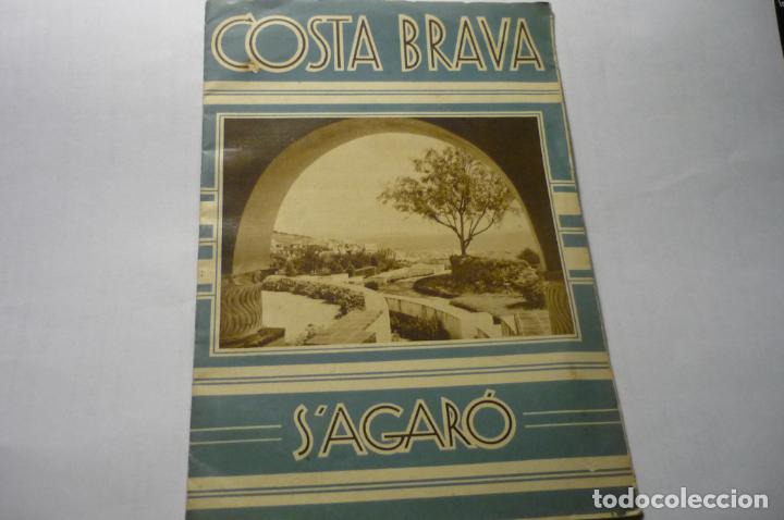 Travel Brochures: catalogo publicitario turismo costa brava s&acute;agaro- datos fotos desplegable cm