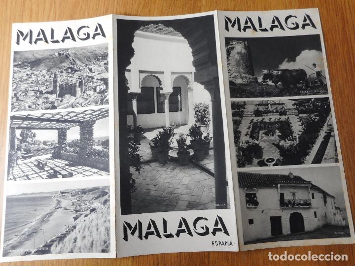Travel Brochures: ANTIGUO FOLLETO TURISMO MALAGA A&Ntilde;OS 40