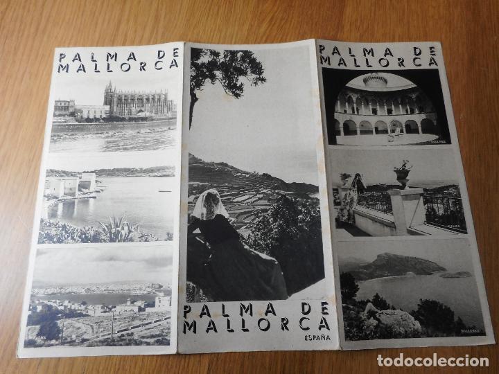 Travel Brochures: ANTIGUO FOLLETO TURISMO PALMA DE MALLORCA A&Ntilde;OS 40