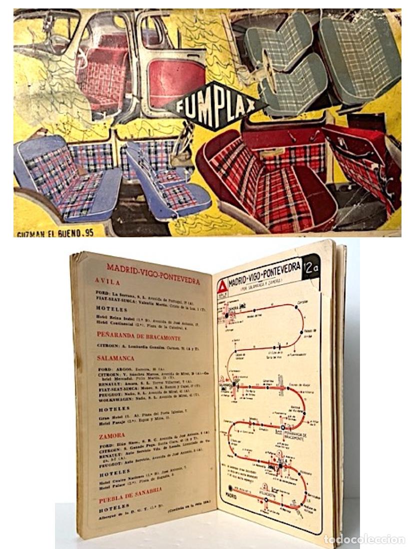 Folhetos de turismo: RUTAS NACIONALES ESPA&Ntilde;OLAS. Obsequio de Fumplax (Fundas Seat, Renault, etc.)