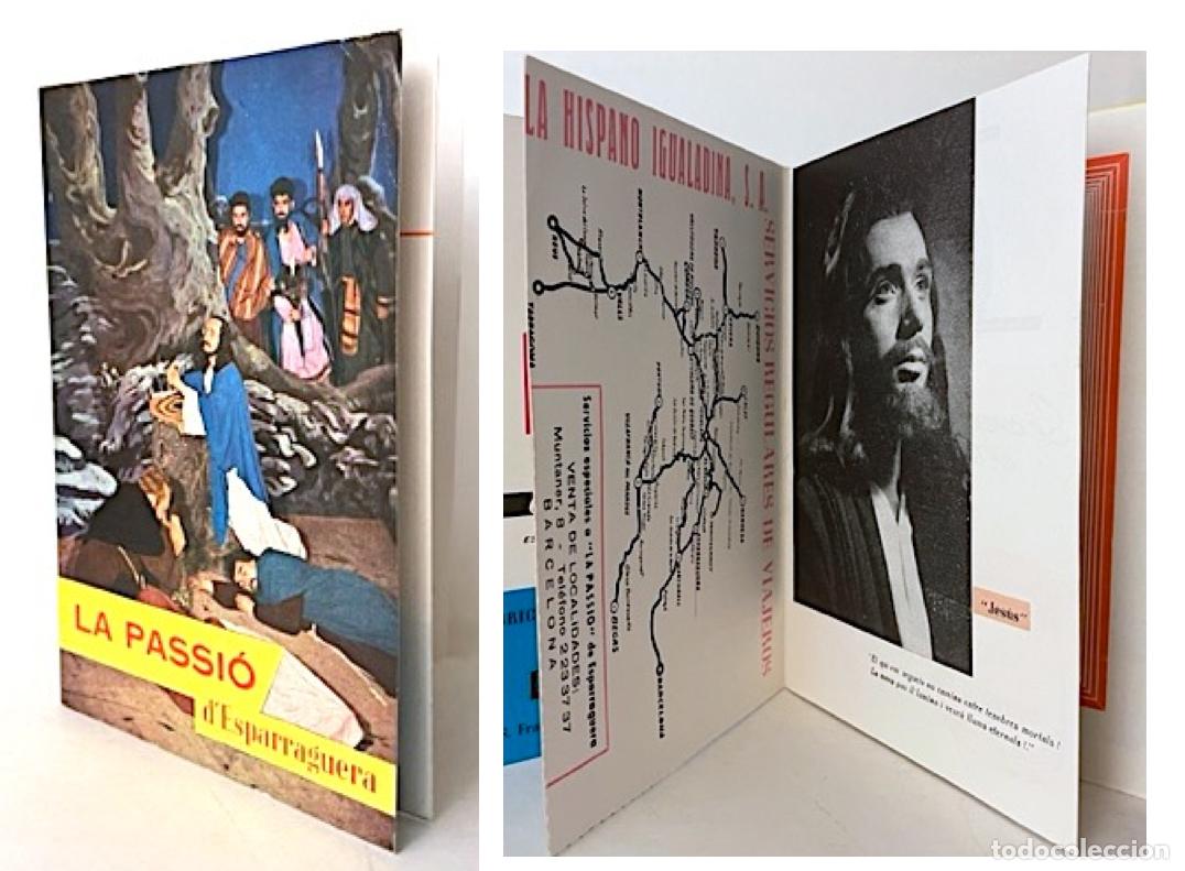 Folhetos de turismo: LA PASSI&Oacute; D&acute;ESPARRAGUERA. (Programa 1962. Buen estado