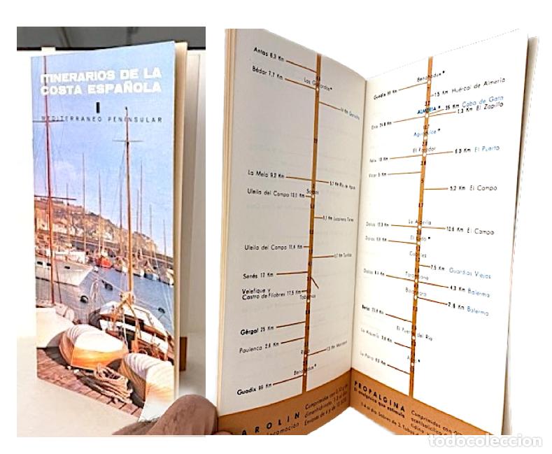Folhetos de turismo: ITINERARIOS DE LA COSTA ESPA&Ntilde;OLA (Mediterr&aacute;neo Peninsular) Laboratorios Andreu