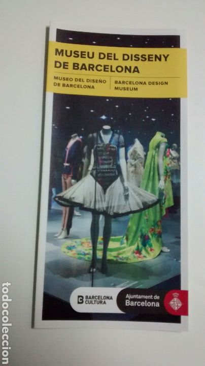 Brochures de tourisme: MUSEU DEL DISSENY DE BARCELONA. MUSEO DEL DISE&Ntilde;O DE BARCELONA (A9)
