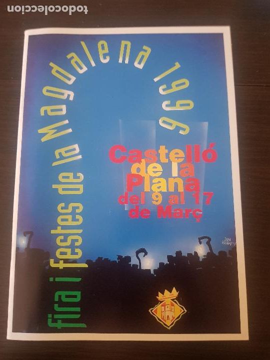 Travel Brochures: CASTELLON DE LA PLANA-PROGRAMA OFICIAL FESTES DE LA MAGDALENA-1996