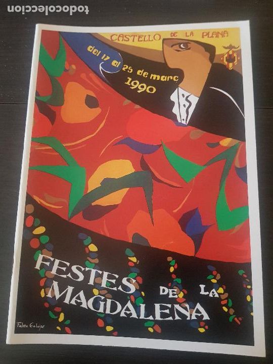 Travel Brochures: CASTELLON DE LA PLANA-PROGRAMA OFICIAL FESTES DE LA MAGDALENA-1990