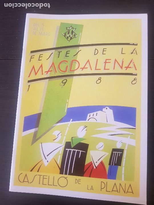Travel Brochures: CASTELLON DE LA PLANA-PROGRAMA OFICIAL FESTES DE LA MAGDALENA-1988